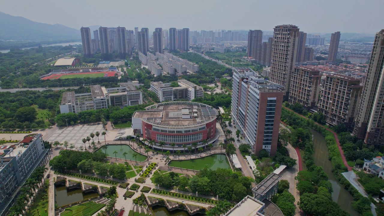 航拍漳州闽南师范学院