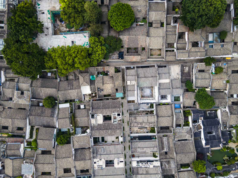 福建三坊七巷5A景区航拍摄影图