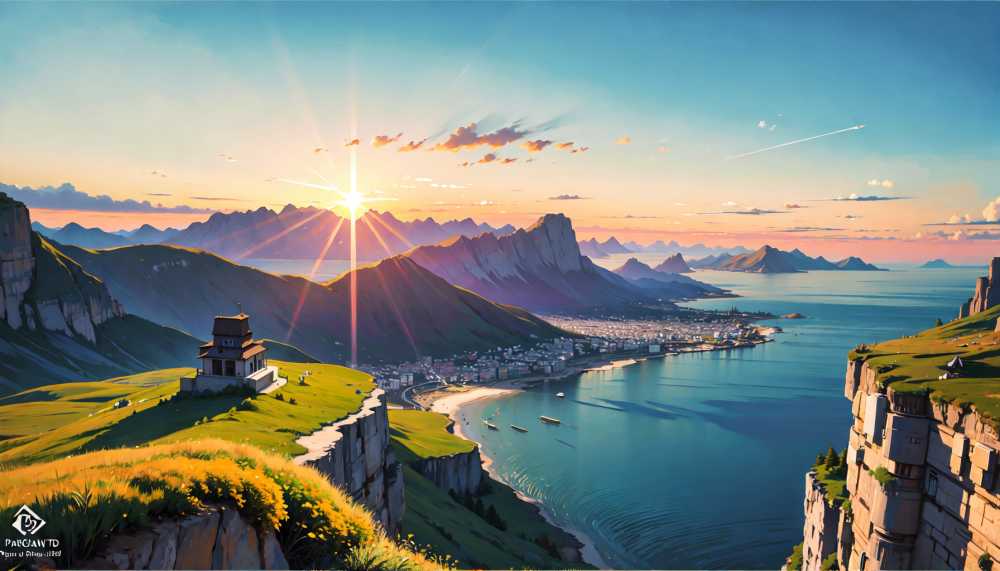 自然风景绿色超清插画