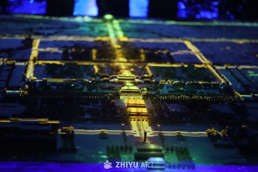 故宫夜景模型展