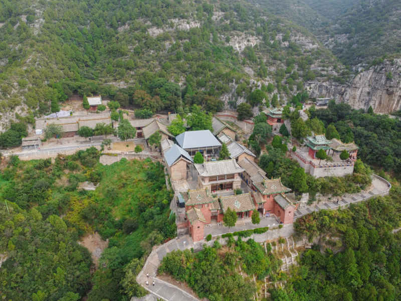 航拍山西晋城古建风光 33