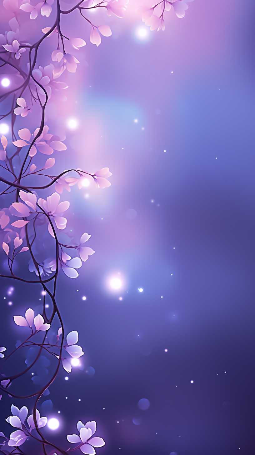 紫色唯美背景图
