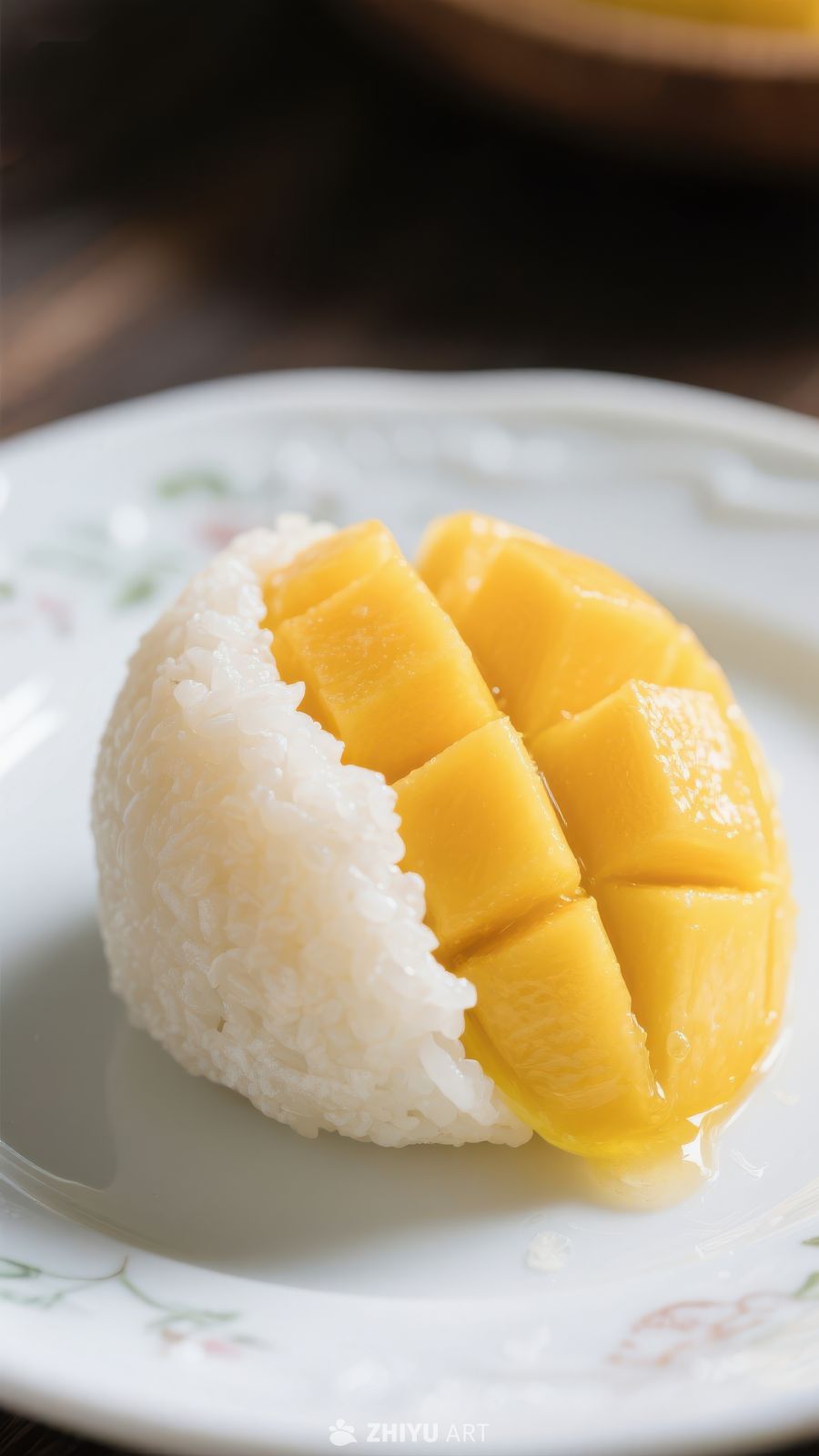 芒果糯米饭，传统美味