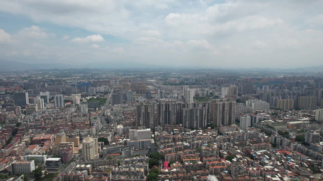 福建 漳州 城市 大景 航拍