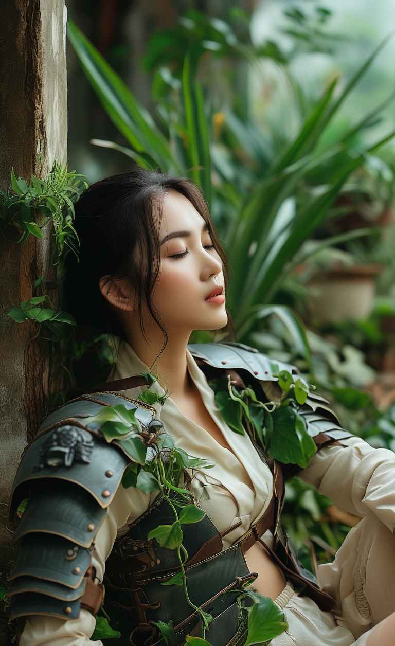 野人美女户外植物 19