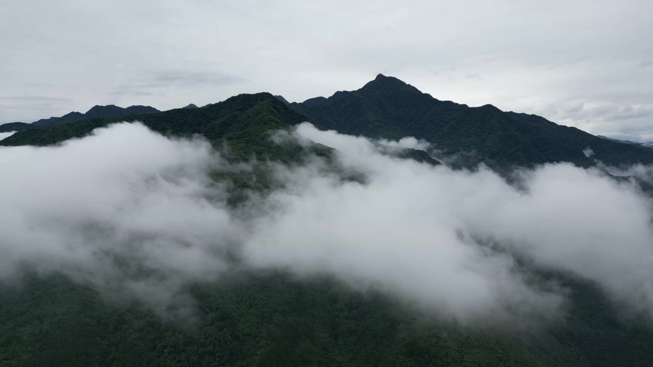 航拍涝峪云海