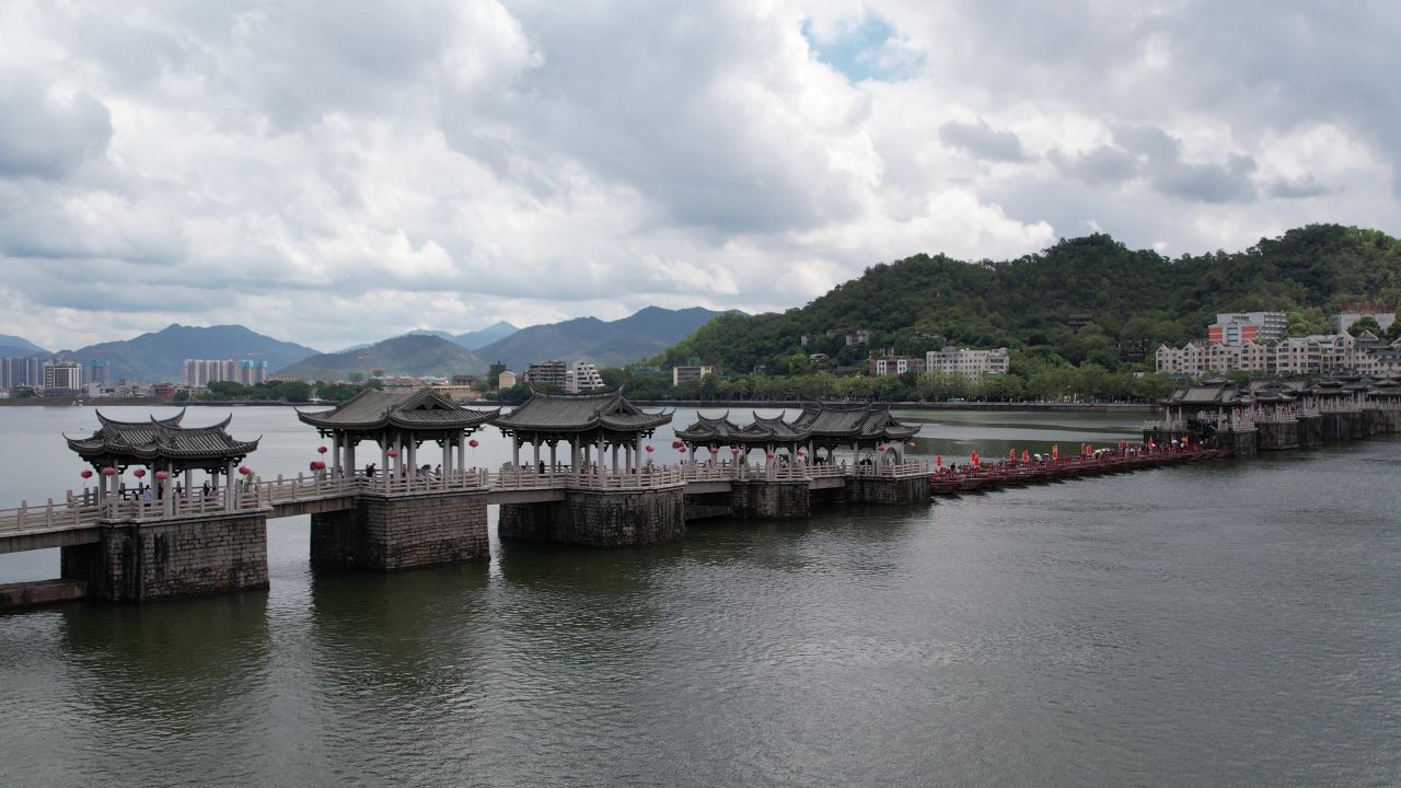 潮州广济桥航拍 1