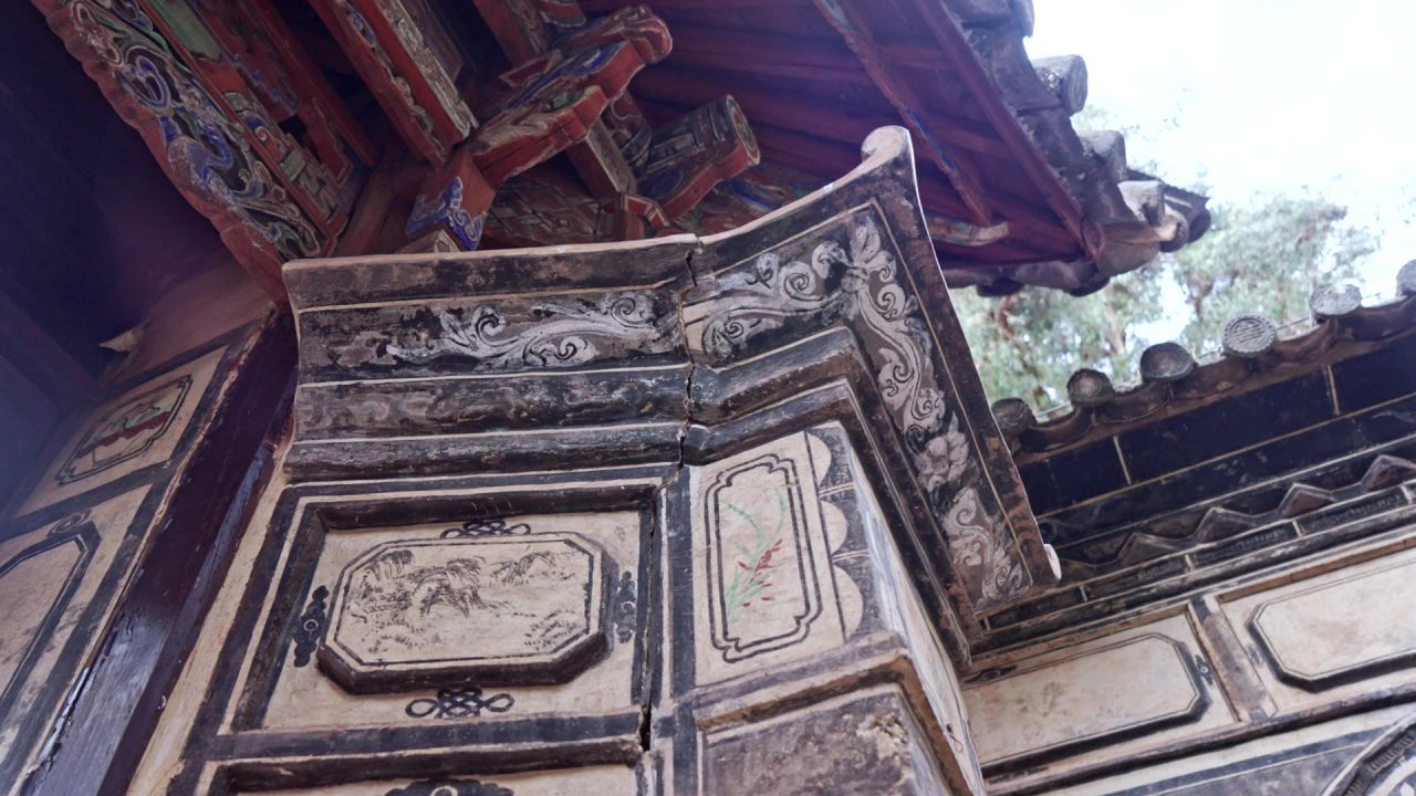 云南楚雄姚安县龙华寺古典建筑实拍视频
