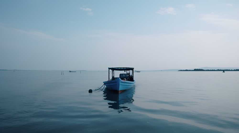 大海船只美景