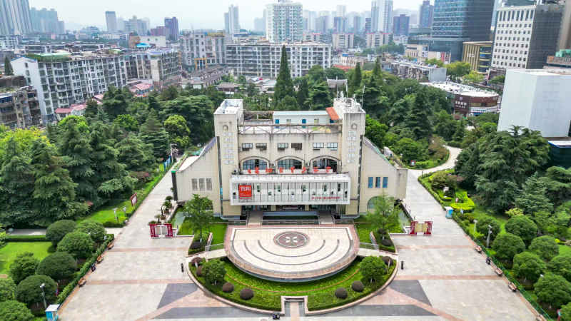 湖北襄阳城市风光旅游景区航拍摄影图 