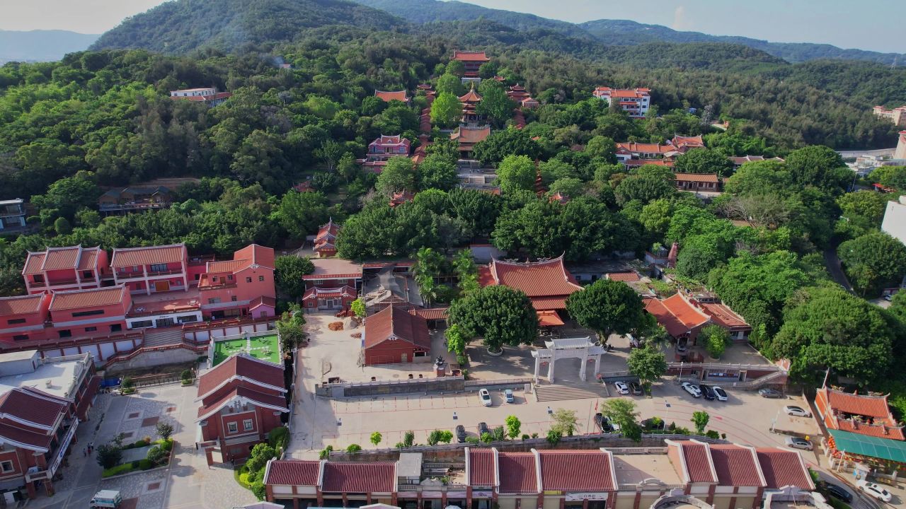 航拍泉州南少林寺