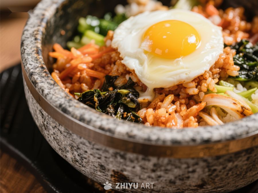 石锅拌饭配煎蛋 1069