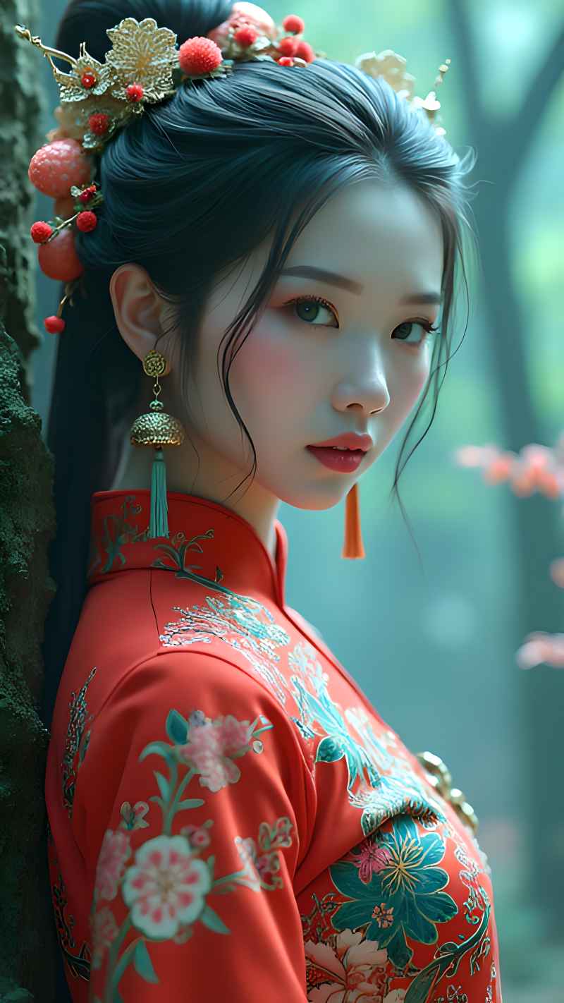 古风狐狸美女半人半妖 6