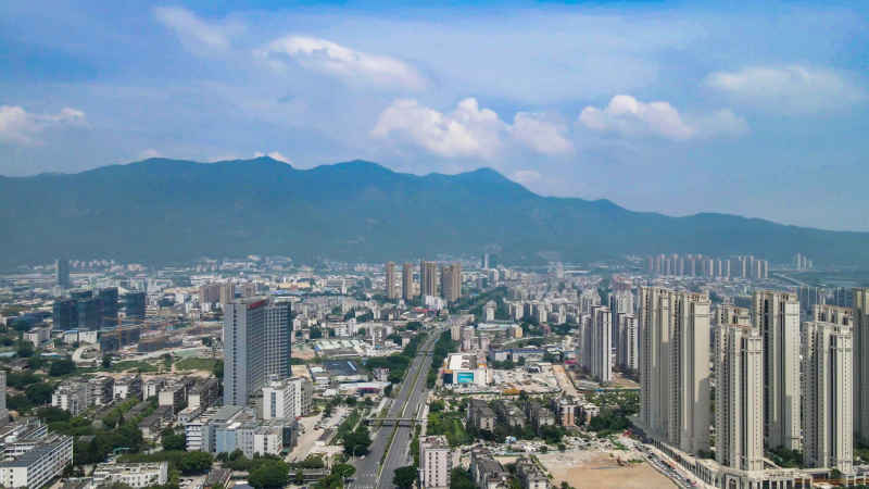 福建福州城市风光航拍摄影图