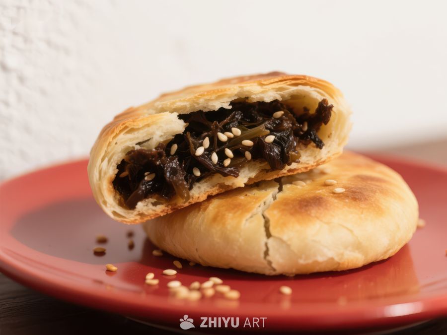 酥皮肉馅饼，诱人美味 898