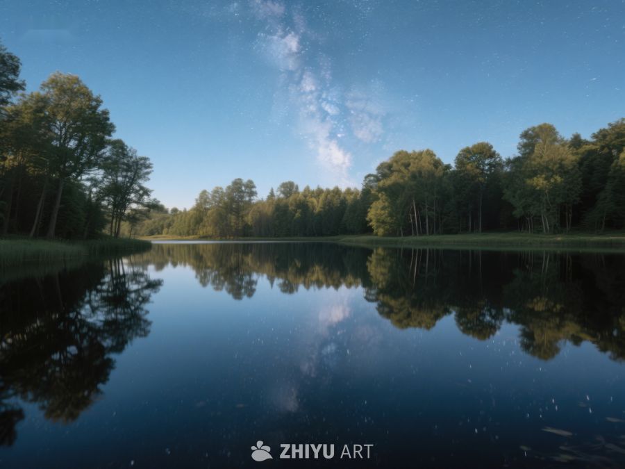 静谧湖面映星空 50