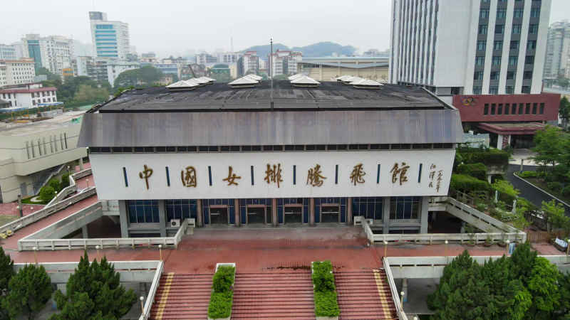 福建漳州城市风光航拍图 