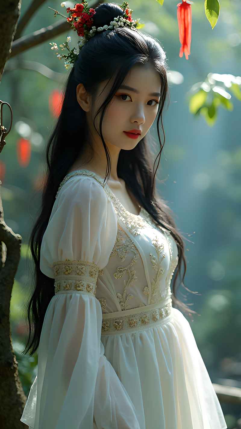 森林系列特色风格美女 31