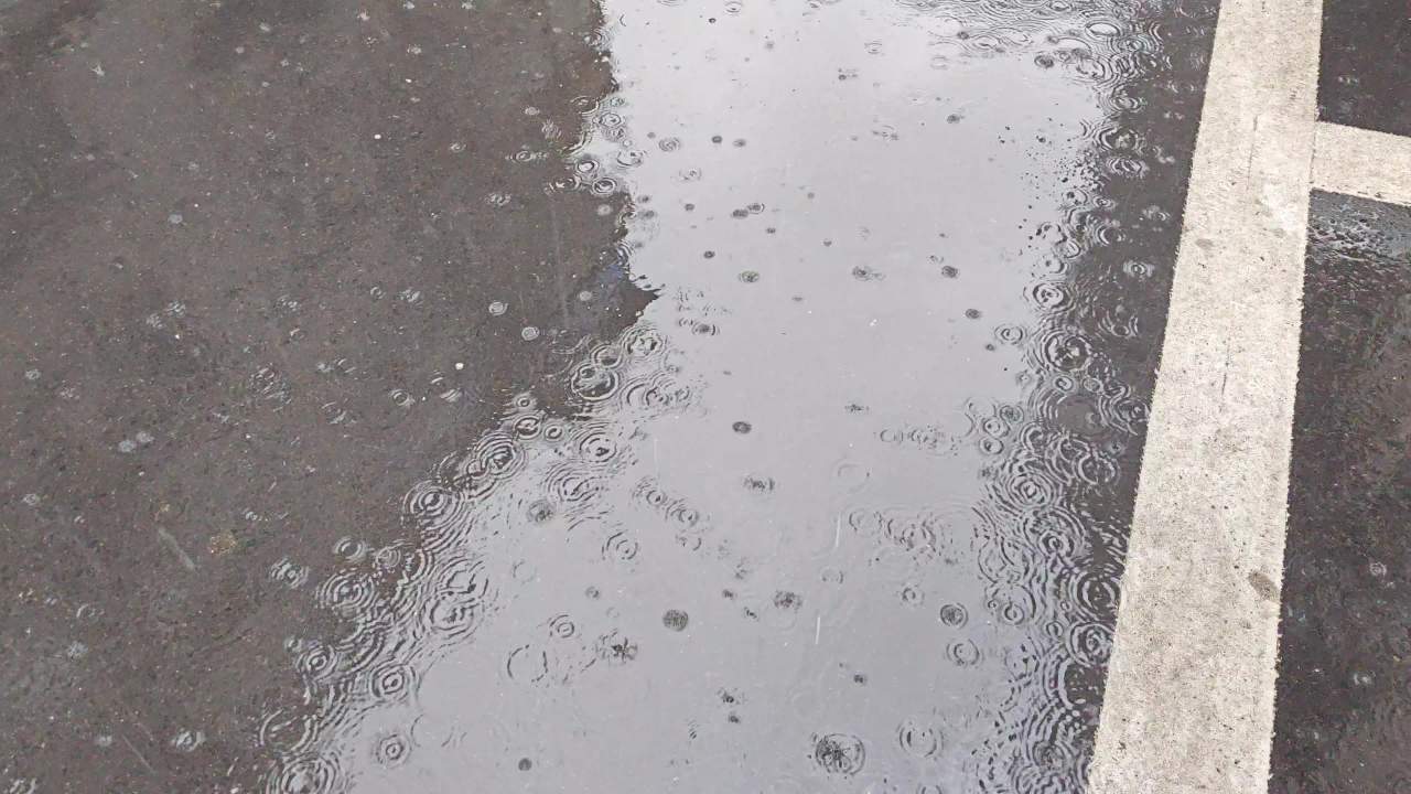 4K雨点地面