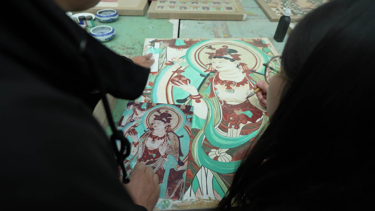 大学美术系绘画课