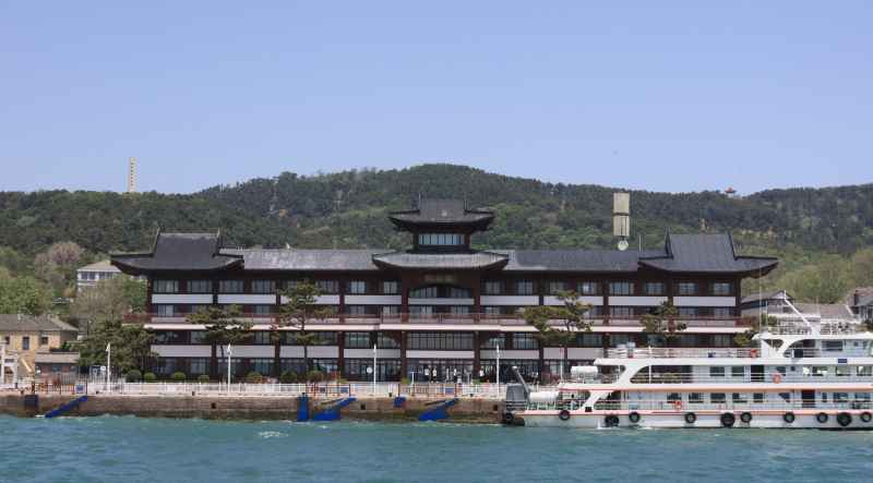 山东威海刘公岛地标素材
