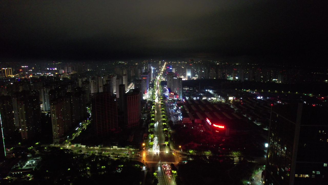 蚌埠城市夜景灯光 