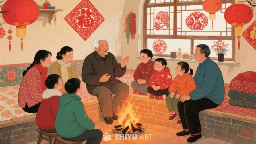 家庭围炉取暖，共度温馨时光 64