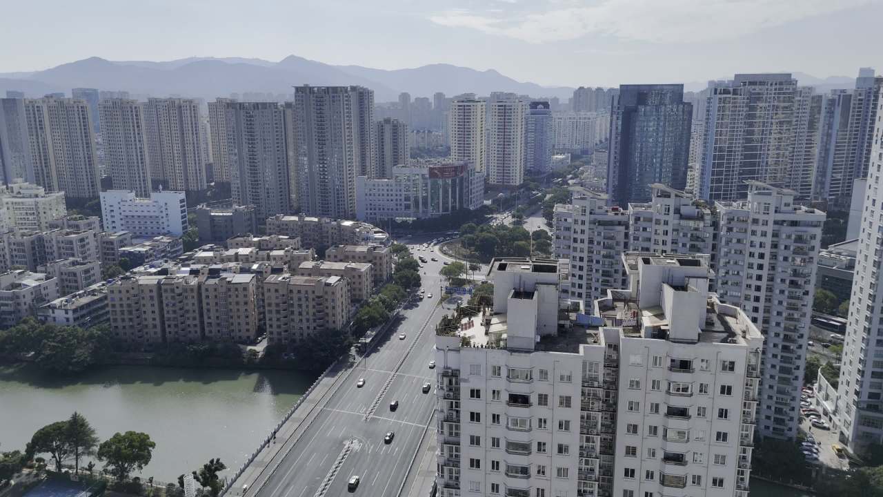 温州新城航拍素材 12
