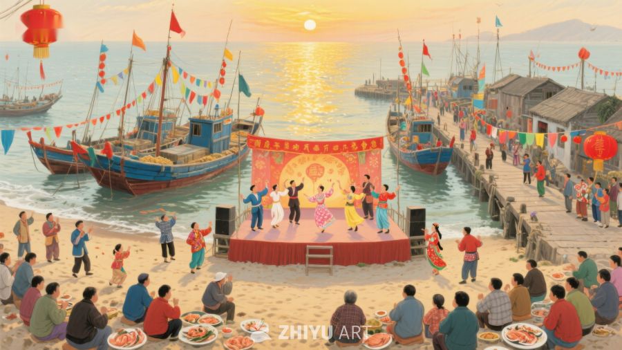 海滨渔村节庆表演 27