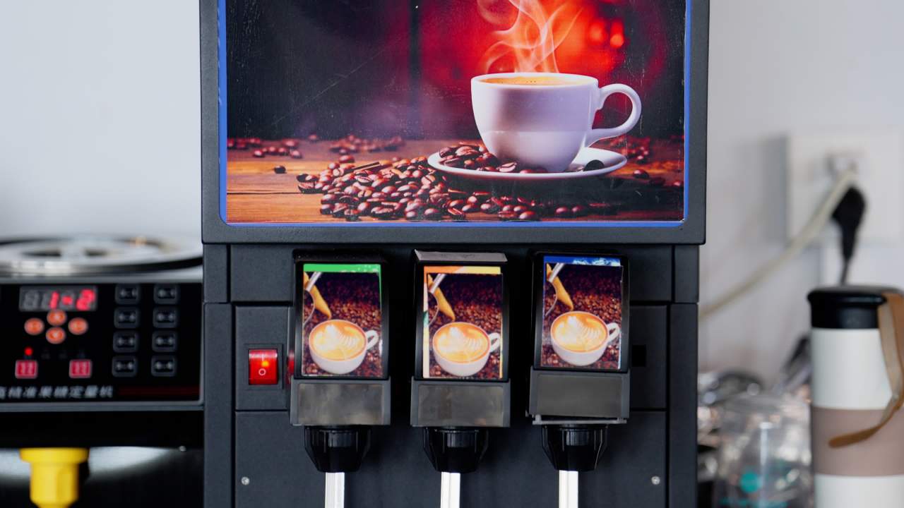 咖啡店咖啡机实拍2025.9.15 18