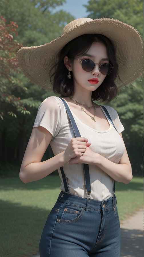 吊带衫女孩