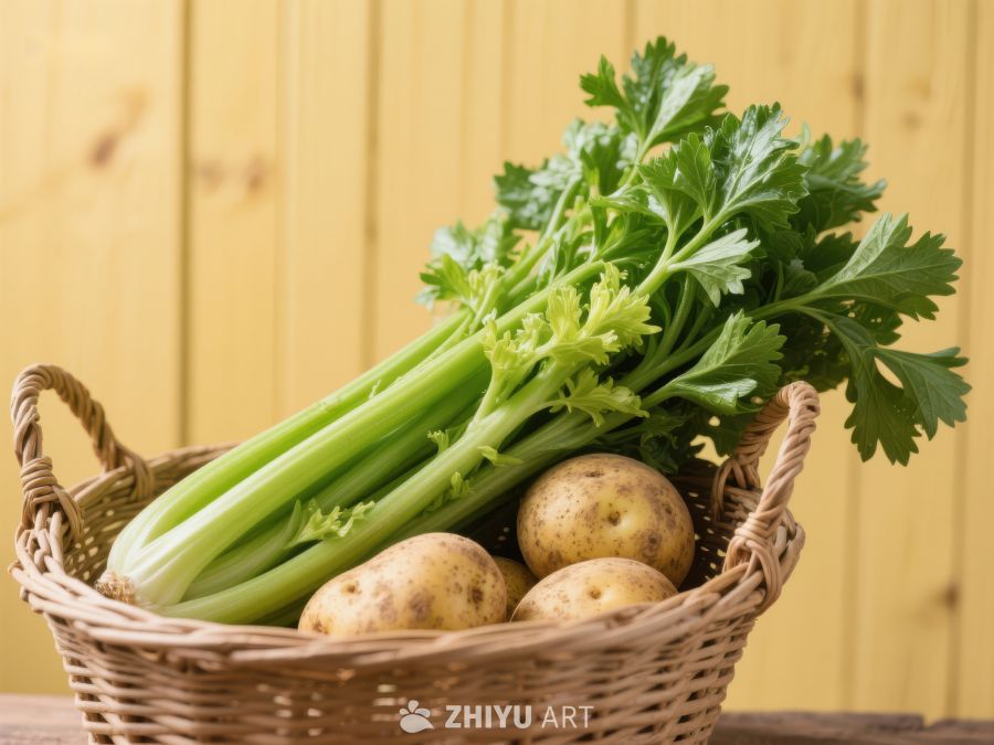 篮子里的芹菜和土豆 187