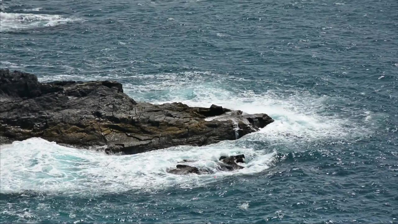 冲浪波大西洋海岩