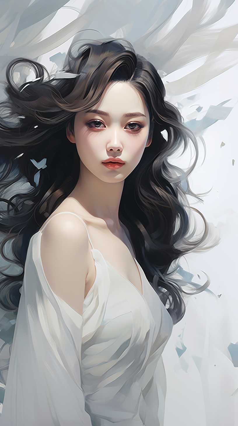 唯美艺术浅白色背景999