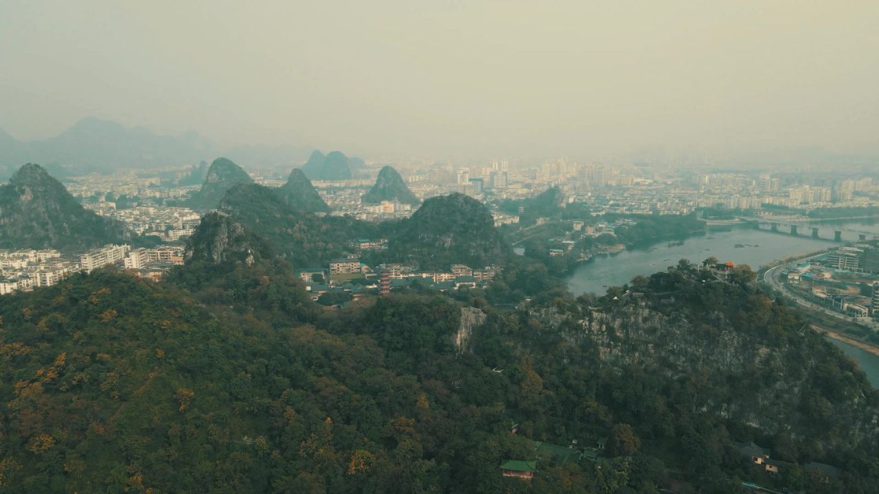广西 桂林 山水 风光 航拍