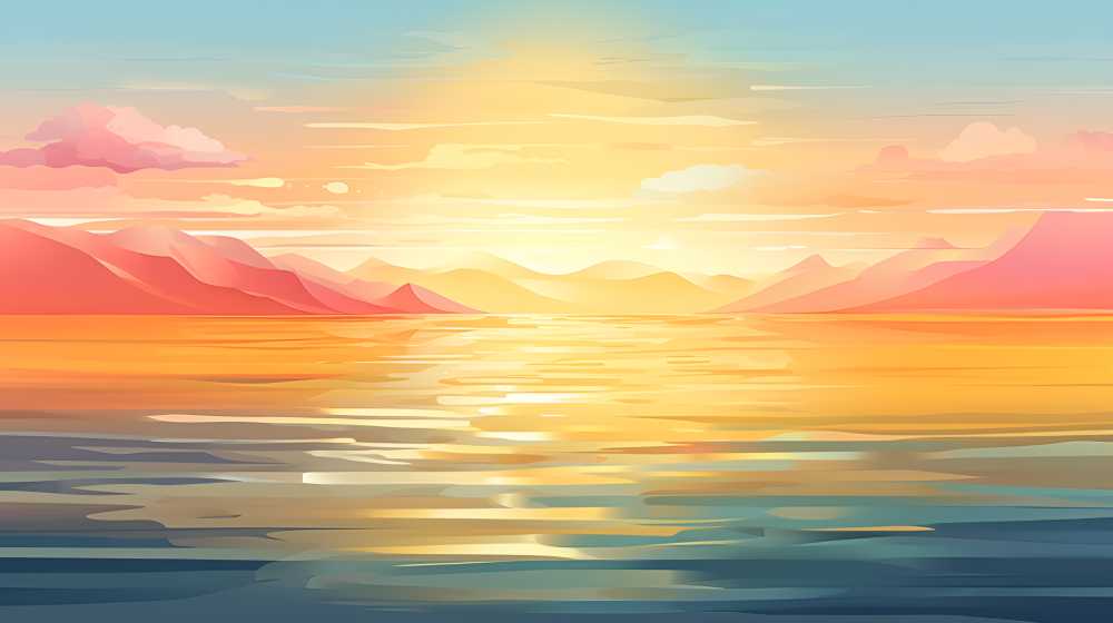 落阳晚霞美景