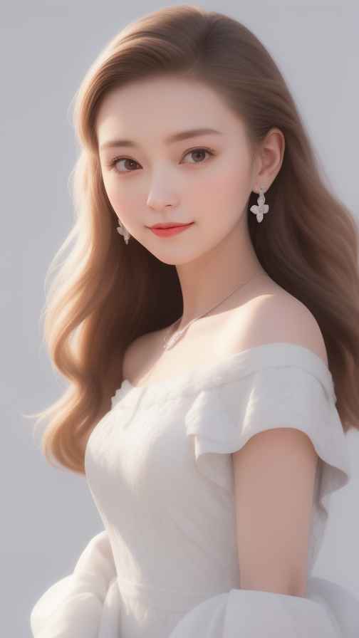 酷酷的白色衣服人像