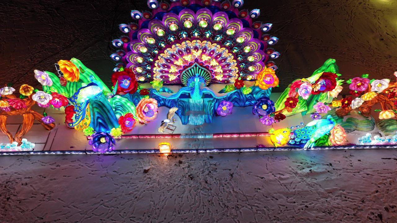 新年灯展 元宵节灯会 花灯 庙会灯会