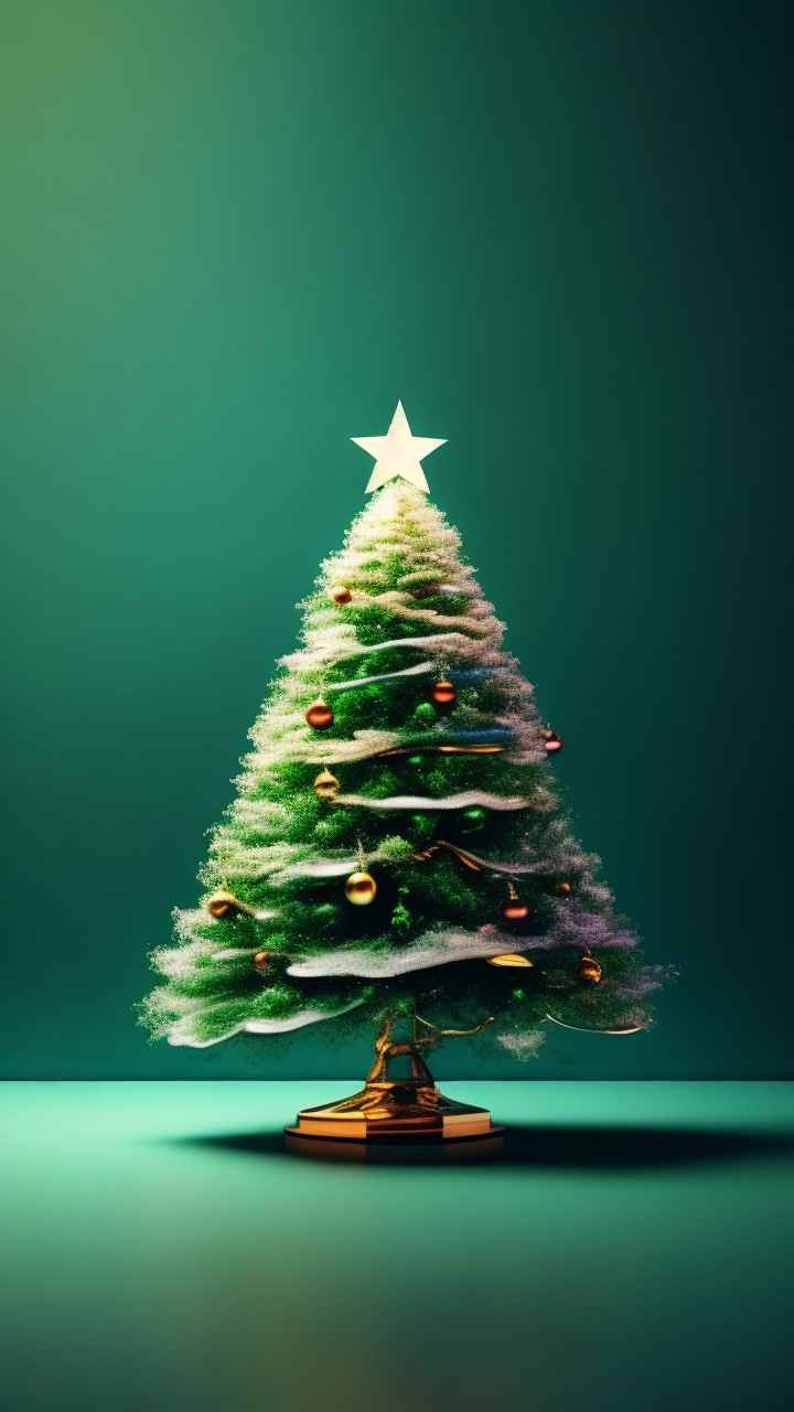 圣诞节圣诞树插画 93