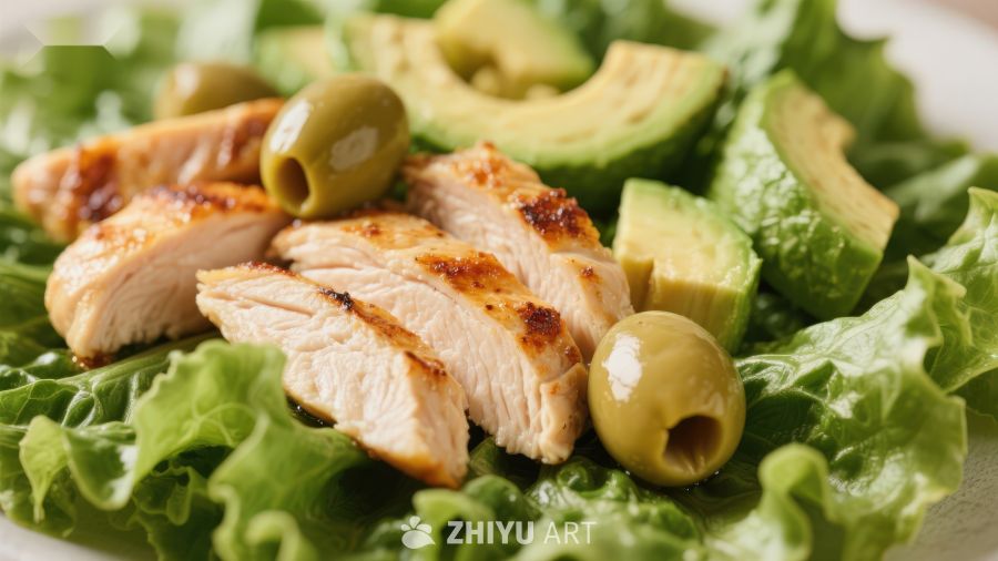 鸡胸肉牛油果沙拉