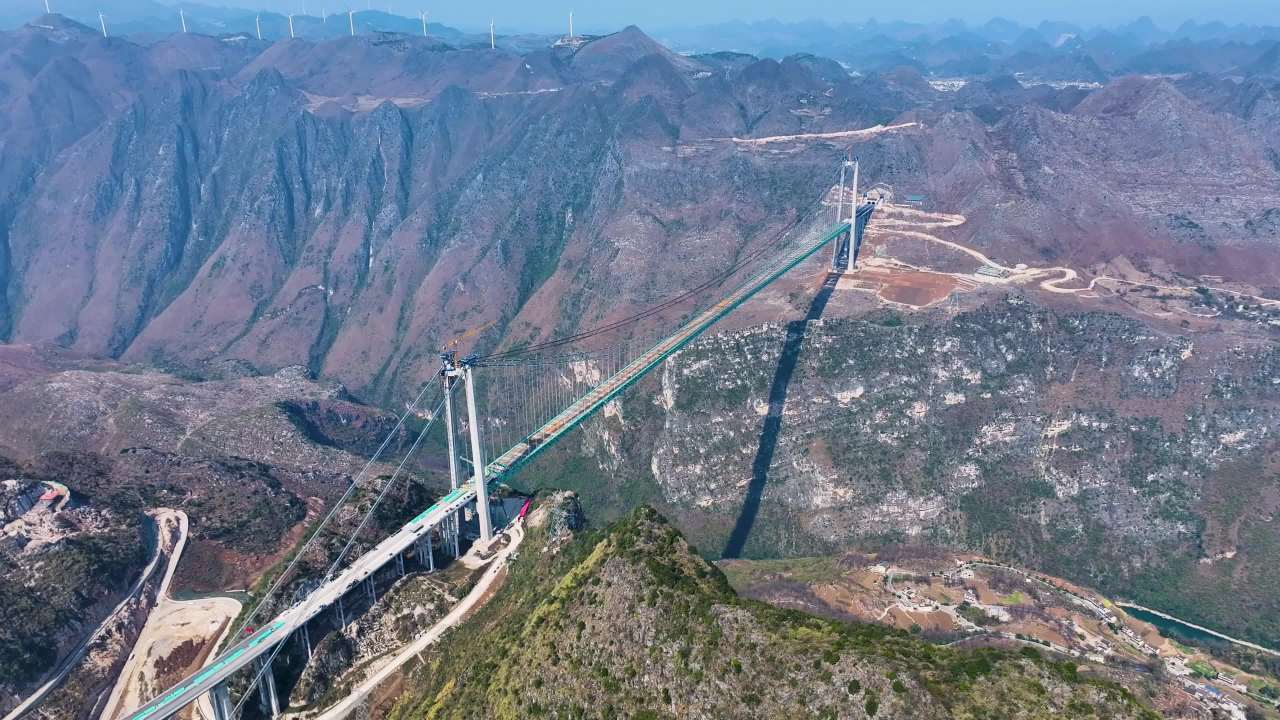 4k贵州花江峡谷大桥