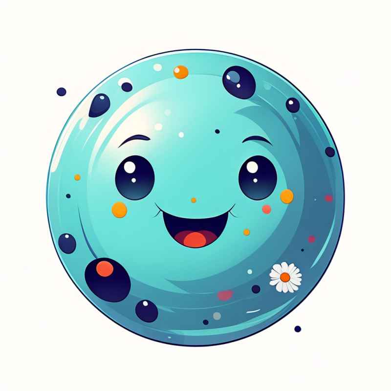 可爱动漫圆形星球 7