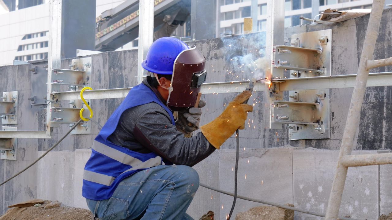 建筑工地工人工作合集