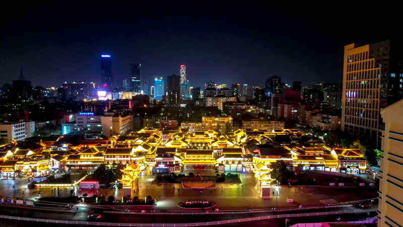 云南昆明城市夜景