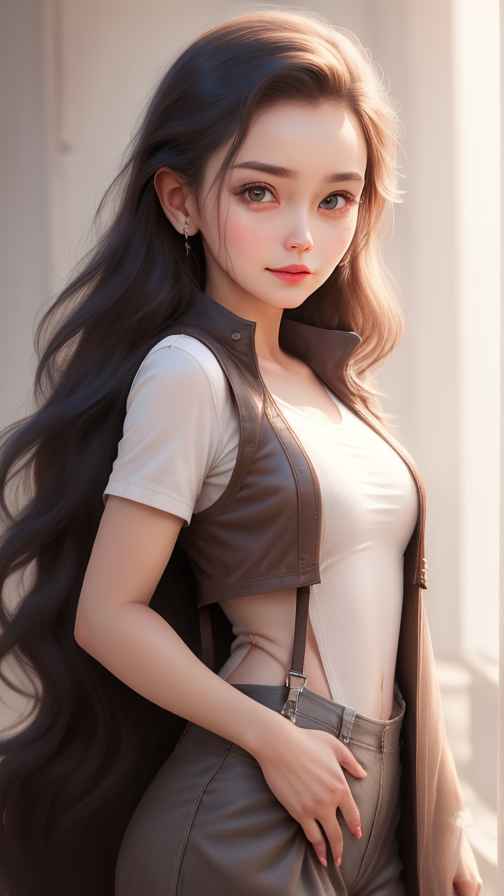 吊带高级美女
