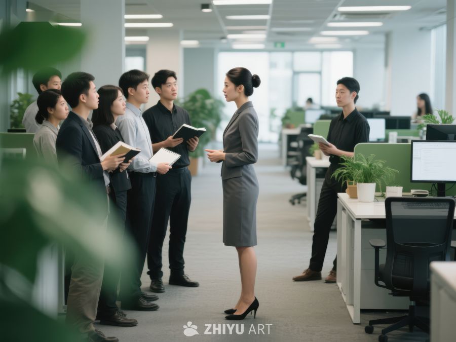 办公室内团队会议 50
