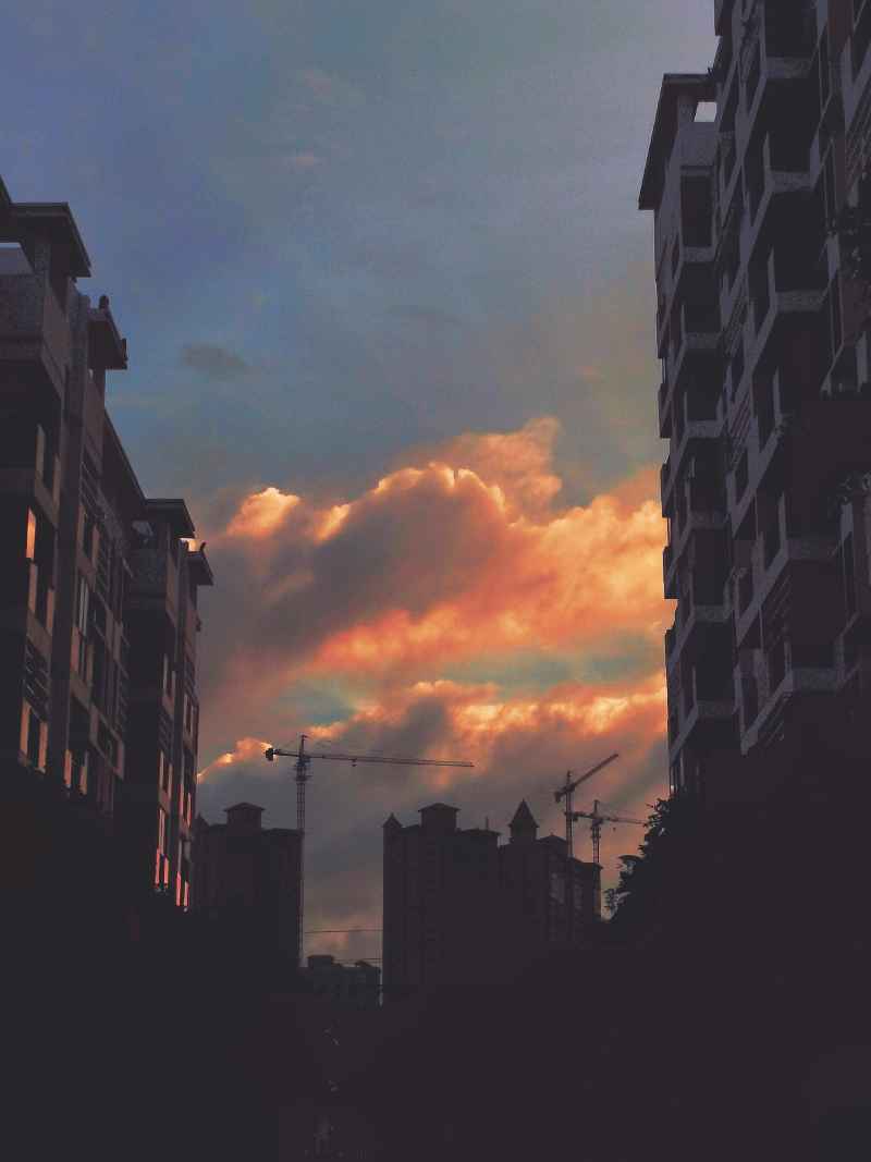 晚霞
