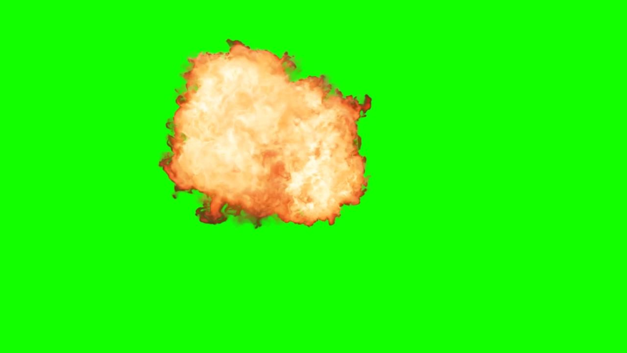 爆炸特效绿幕素材 (4) 551