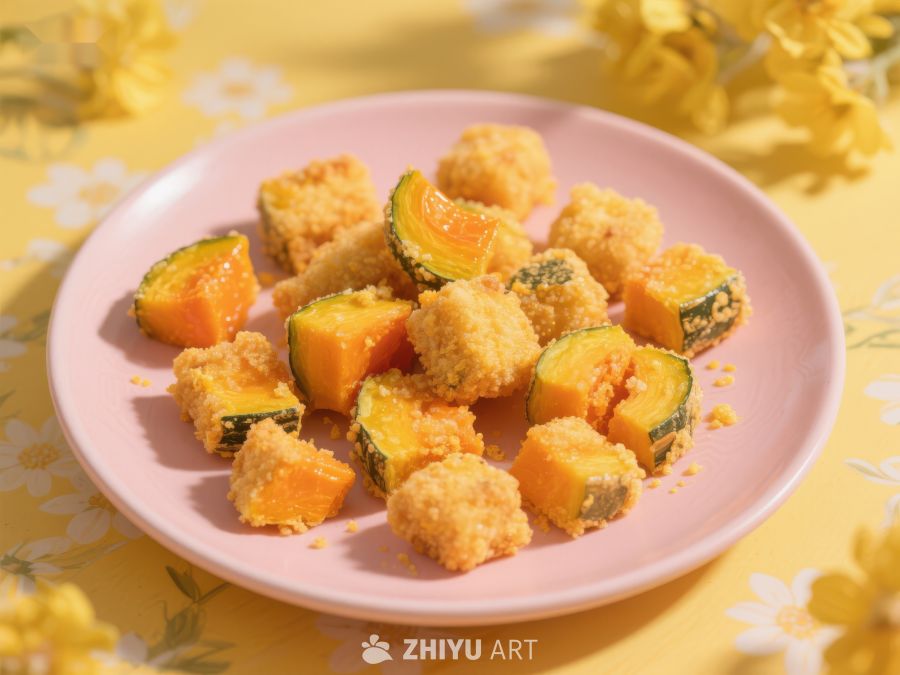 金黄南瓜天妇罗，美味可口 352