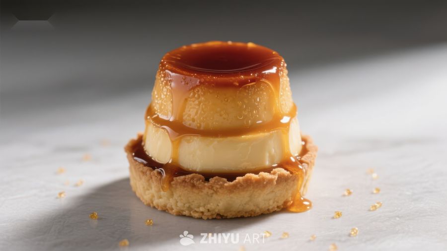 焦糖布丁挞，甜蜜美味